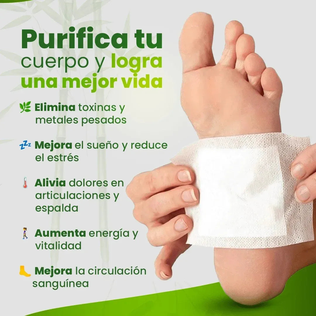 PARCHE DETOX PARA PIES - LIQUIDACIÓN DE STOCK 📦
